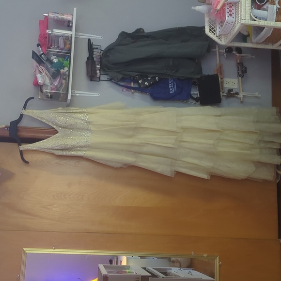 Yellow Layered Dress - Picture 1 of 2